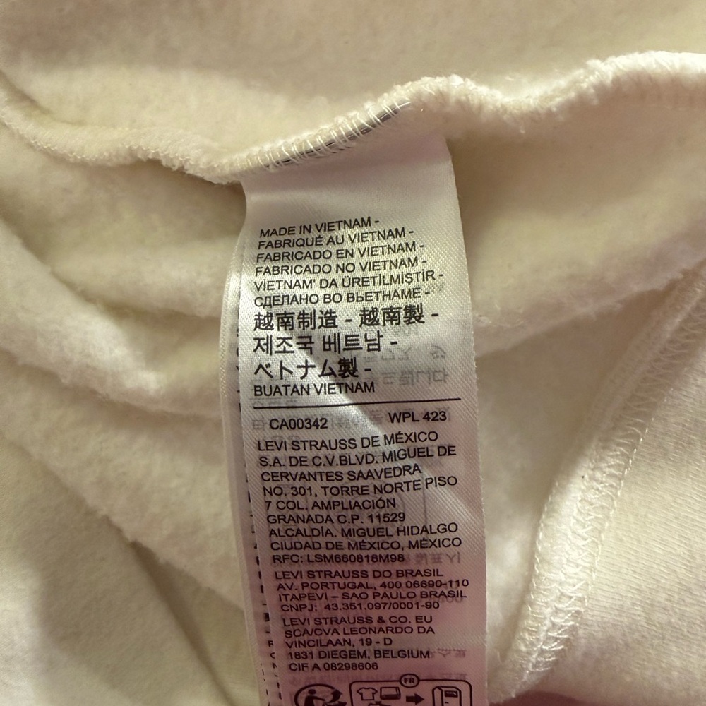 Levi's Graphic Everyday Hoodie Sweatshirt in Cream - Picture 5 of 5